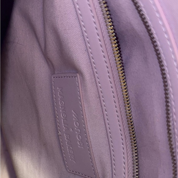 MONSE Lavender Leather Travel Tote - Picture 8 of 12